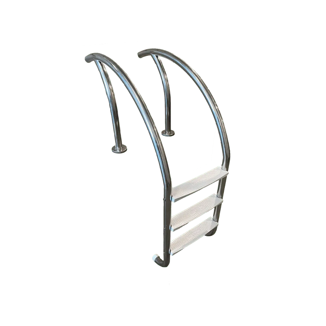 Global Pool Products Modern 4 Step Ladder - .065 Wall Thickness