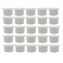 Poolzilla White Pool Safety Fence Hole Cover (25 Pack / 50 Pack)