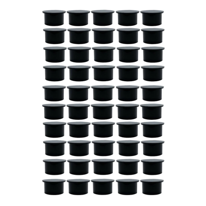 Poolzilla Black Pool Safety Fence Hole Cover (25 Pack / 50 Pack)