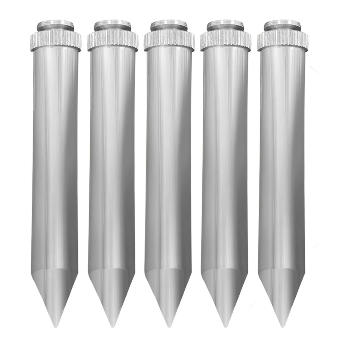 Poolzilla [5 Pack] 5" Stainless Steel Paver Spike Anchor for Safety Pool Cover, Heavy Duty Design for Easy Paver Installation