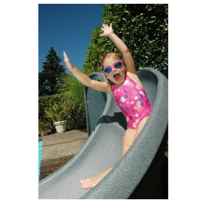 S.R. Smith 698-209-58124 Cyclone Right Curve Pool Slide, Gray Granite