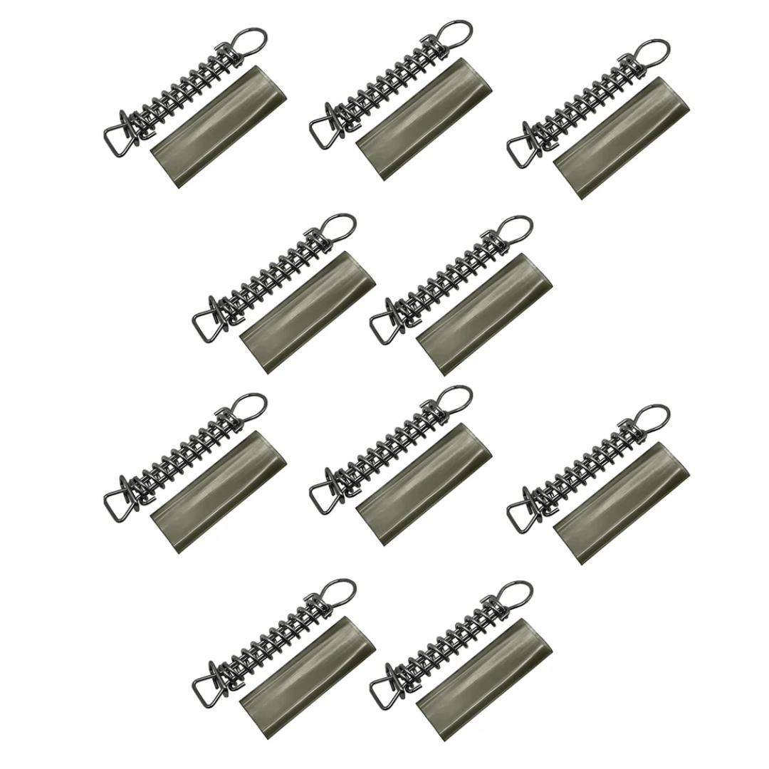 Poolzilla Stainless Steel Springs with Spring Covers for Pool Safety Covers
