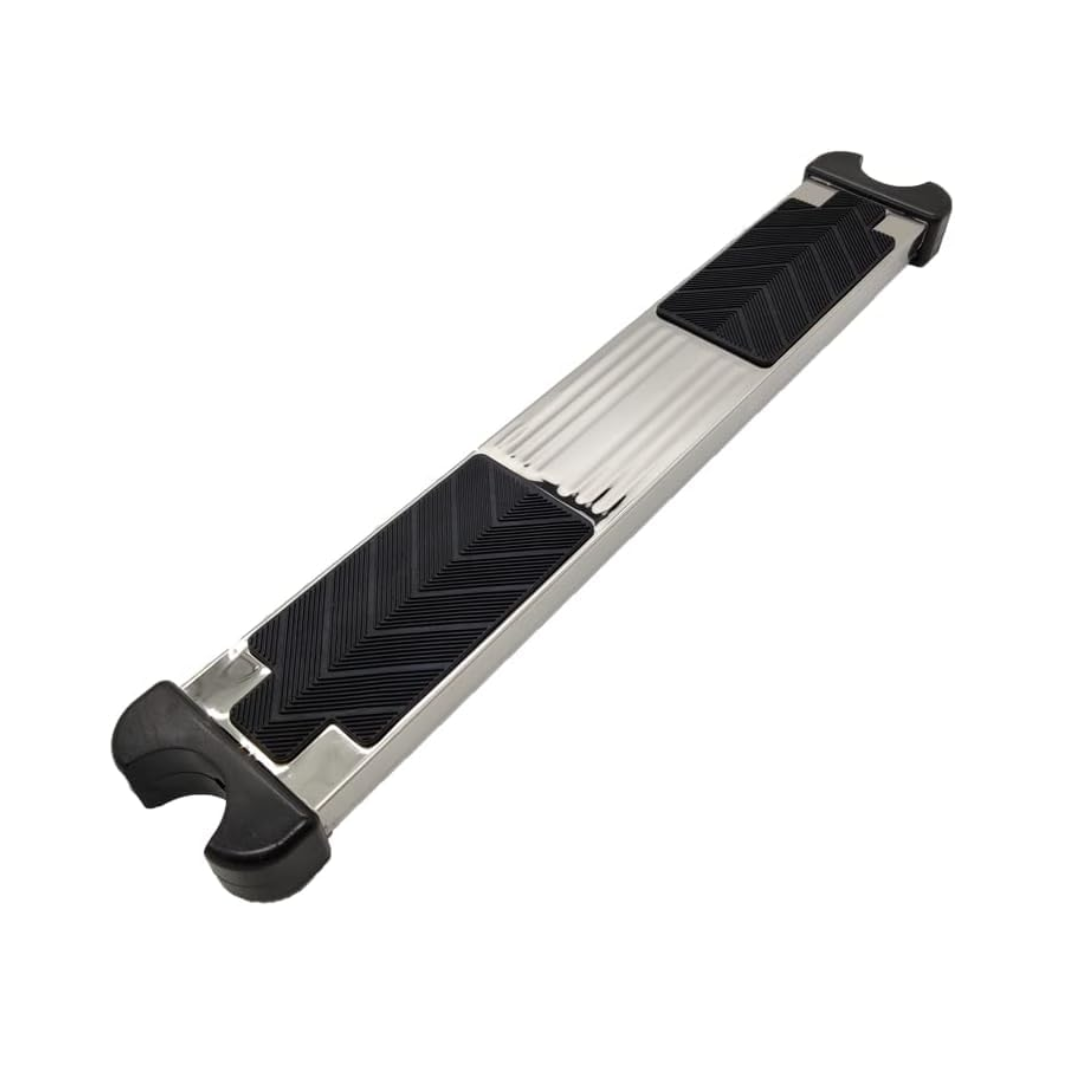 Poolzilla Pool Ladder Replacement Step, Stainless Steel Treaded Design, 18.35" x 1.7"