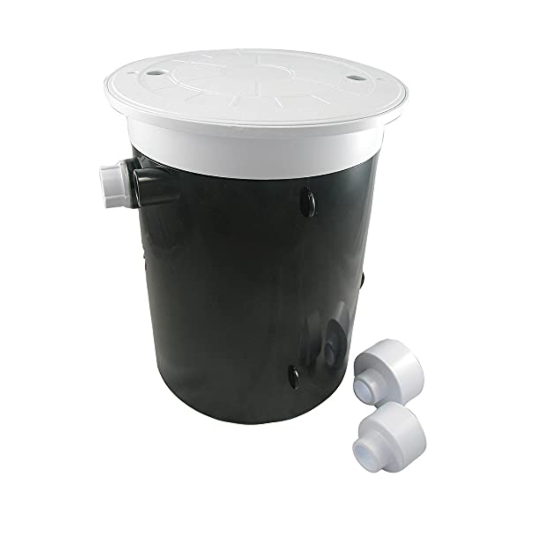 Custom Molded CMP 25504-109-000 Round Pool Leveler - Tan Lid and Collar