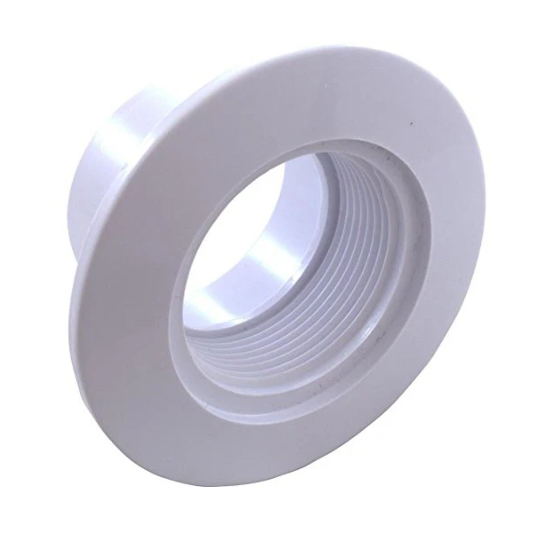 Custom Molded Products Wall Fitting, CMP, 1-1/2"FPT x 2" Insider, 3-1/2"fd, White
