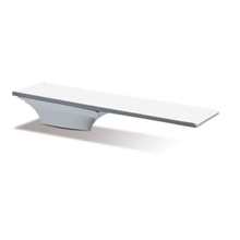 S.R. Smith 68-209-7382 Flyte-Deck II Stand with 8-Foot Fibre Dive Diving Board, White