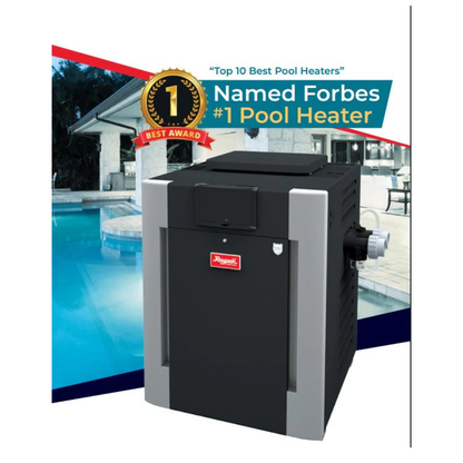 Raypak Digital, Natural Gas, Pool Heater for 2,000-6,000 ft. Elevation - P-R406A-EN-C #51 009223 | 399,900 BTU