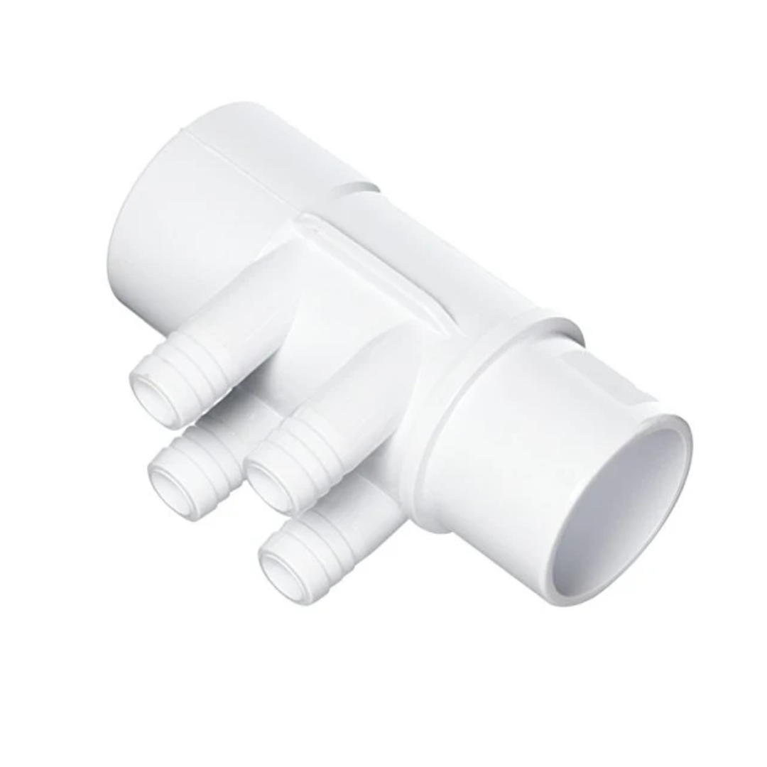 Waterway Plastics 806105121257 2 Inch S X 2 Inch Spg X (4) 3/4 Inch Barbs Manifold