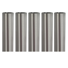 Poolzilla (5 Pack) 18" Aluminum Tubes Without Anchor for Pool Safety Cover Installation, Made of Durable Aluminum, Extra Long