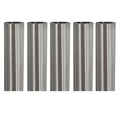 Poolzilla (5 Pack) 18" Aluminum Tubes Without Anchor for Pool Safety Cover Installation, Made of Durable Aluminum, Extra Long