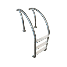 Global Pool Products Modern 3 Step Ladder - .065 Wall Thickness