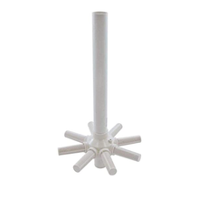 Waterway Plastics 505-2150B Clearwater 19'' Swimming Pool Sand Filter Manifold Hub with Laterals Same as 505-2150,Black,White