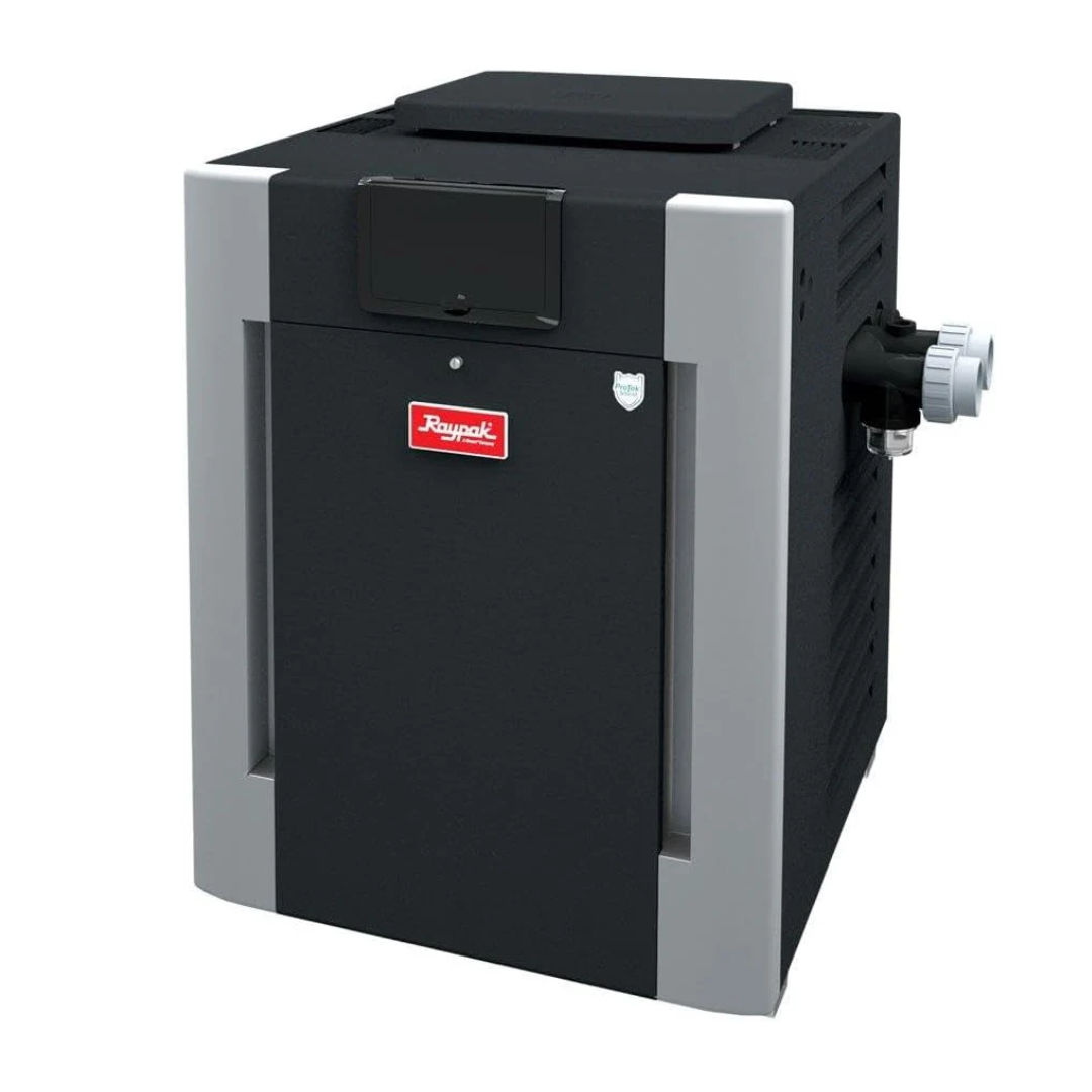 Raypak P-R206A-EN-X #51 Digital Natural Gas Heater, Cupro-Nickel Exchanger with ProTek Shield Module | 014938 | 180,000 BTU