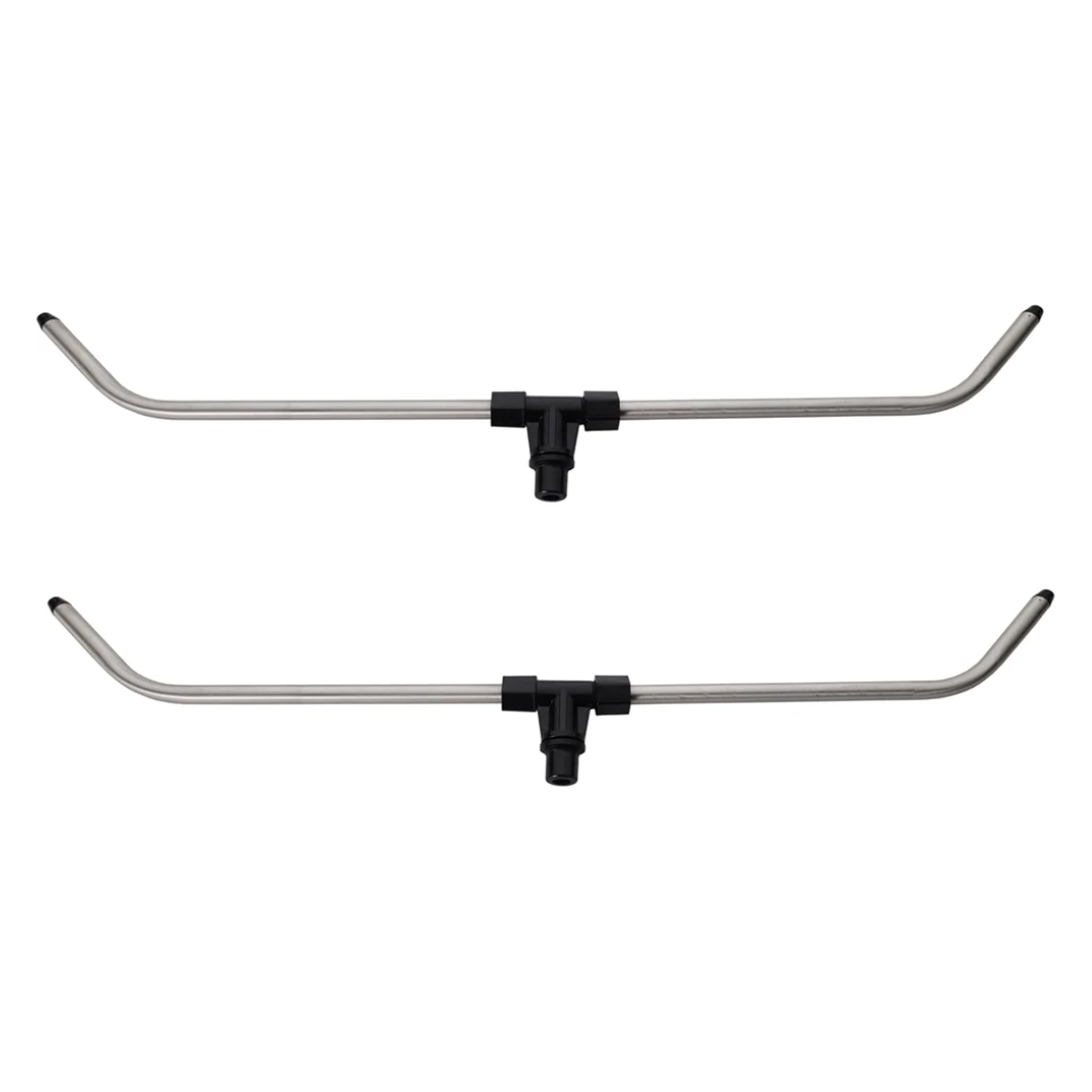 Poolzilla (2 Pack) Sprinkler Arms & Tee Replacement Assembly - Compatible with Nelson & Orbit Traveling Sprinkler Tractor - Aluminum Arms & Tee Repair Kit