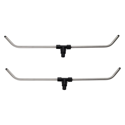Poolzilla (2 Pack) Sprinkler Arms & Tee Replacement Assembly - Compatible with Nelson & Orbit Traveling Sprinkler Tractor - Aluminum Arms & Tee Repair Kit