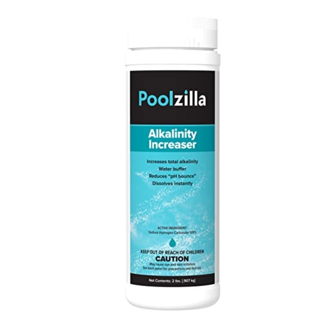 Poolzilla Pool Alkalinity Increaser (2 LBS) Restore pH Balance and Enhance Water Clarity