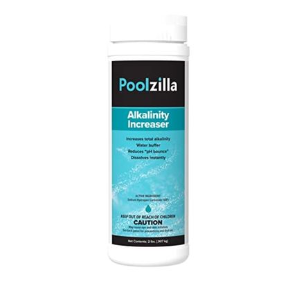 Poolzilla Pool Alkalinity Increaser (2 LBS) Restore pH Balance and Enhance Water Clarity