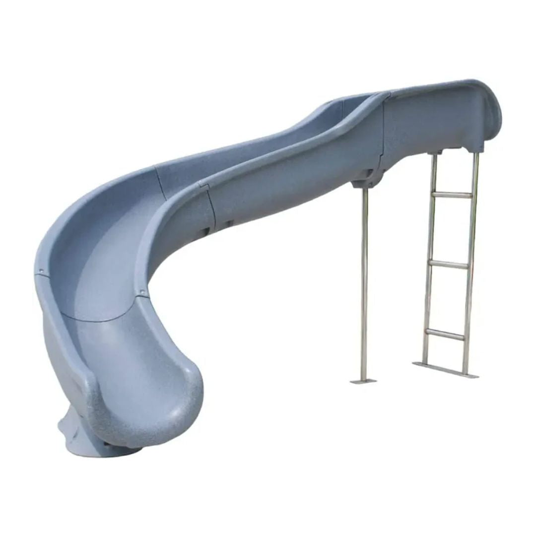 Global Pool Products SW17 Landscape Pool Slide Left Curve