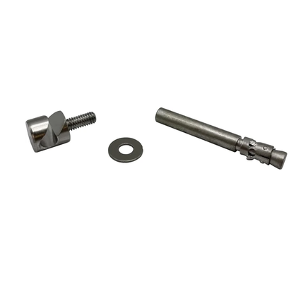 Poolzilla Stainless Steel 3" Wall Anchor for Pool Safety Covers