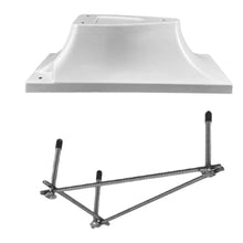 Global Pool Products 3 Bolt Base Replacement Stand - for 6' - 8' Diving Boards (No Board)