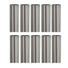 Poolzilla (10 Pack) 18" Aluminum Tubes Without Anchor for Pool Safety Cover Installation, Made of Durable Aluminum, Extra Long