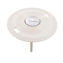 Pentair 9-7/8" Skimmer Lid with Thermometer for SwimQuip, Swimrite, Jacuzzi (New Style), Hayward, White | L1