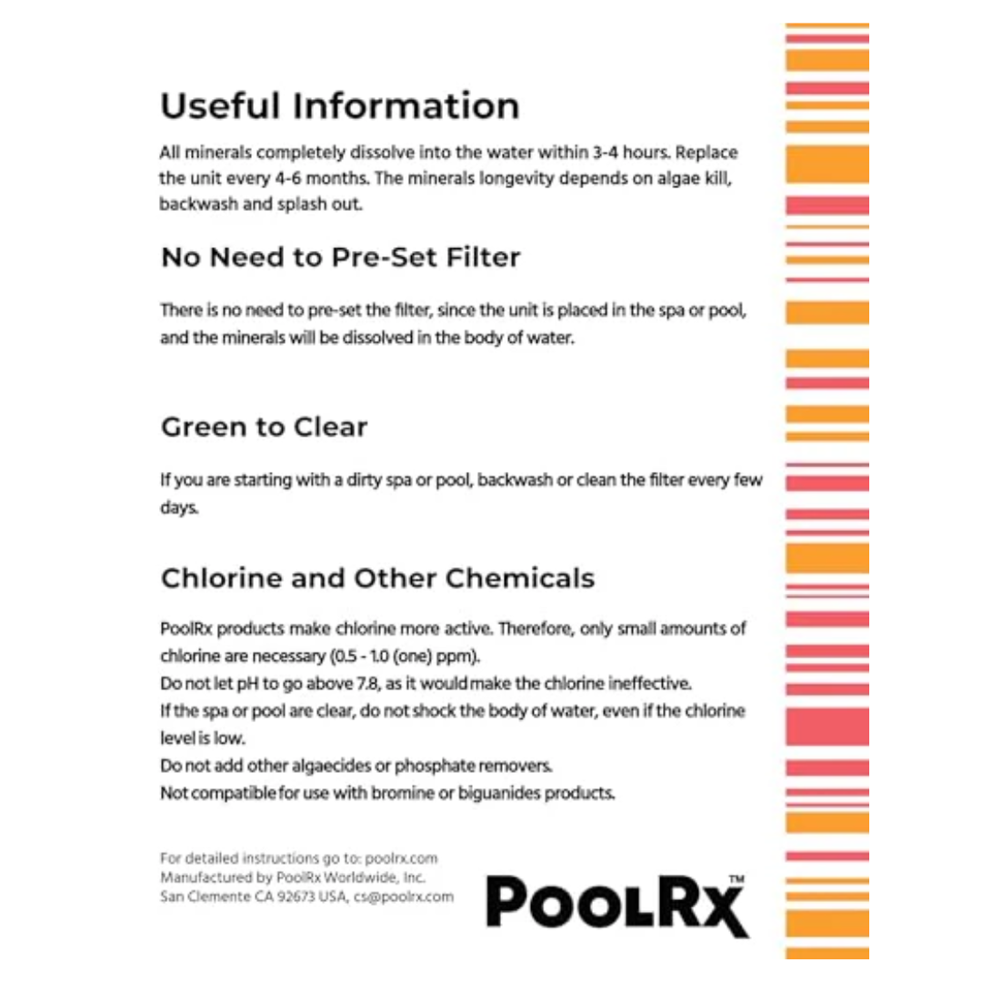 PoolRx | Red & White Unit | 2.5k-5k Gallons