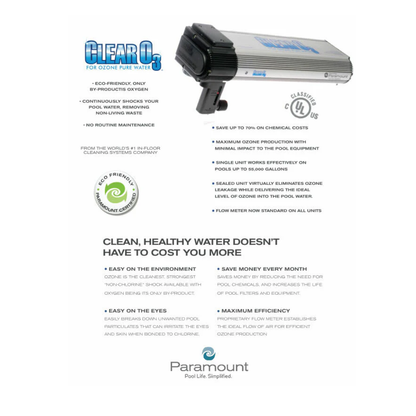 Paramount Clear O3 Ozone System | 004-402-3880-00