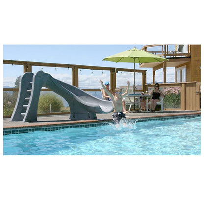 S.R.Smith 698-209-58123 Cyclone Right Curve Pool Slide, Sandstone