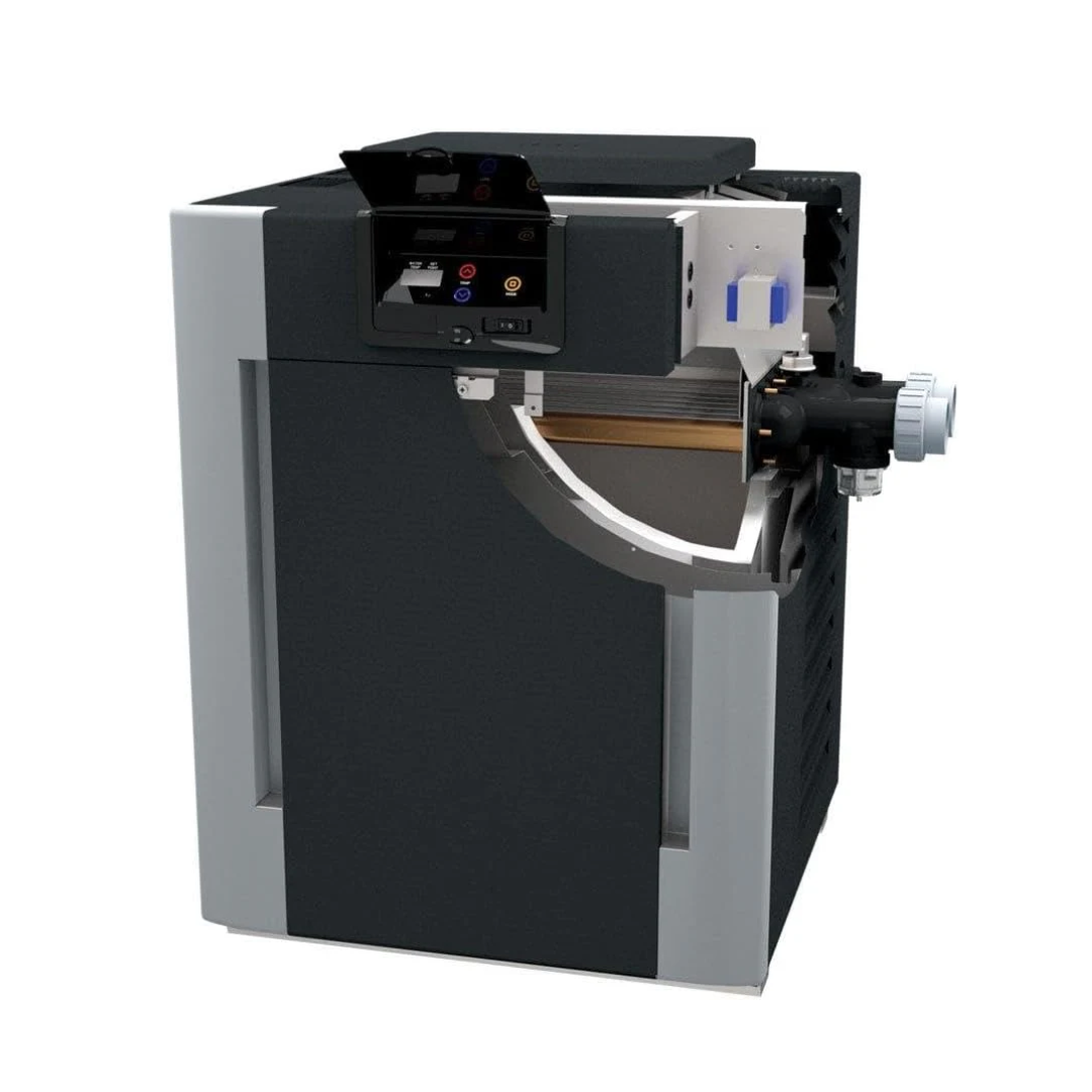 Raypak P-R406A-EN-X #51 Digital Natural Gas Heater | 360K BTU | Cupro-Nickel Exchanger, 260 lbs, ProTek Shield Module | 014941