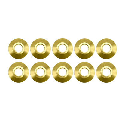 Poolzila Brass Flange Collar for Safety Cover Anchors, 9/16" Diameter
