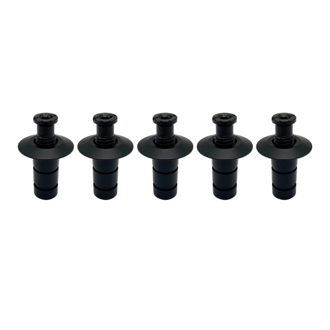 Poolzilla Matte Black Pool Safety Cover Anchors for Concrete and Pavers