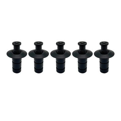 Poolzilla Matte Black Pool Safety Cover Anchors for Concrete and Pavers