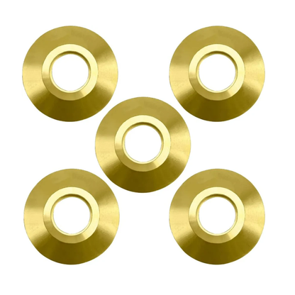 Poolzila Brass Flange Collar for Safety Cover Anchors, 9/16" Diameter