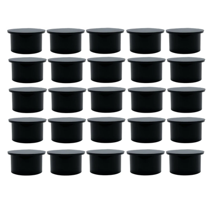 Poolzilla Black Pool Safety Fence Hole Cover (25 Pack / 50 Pack)