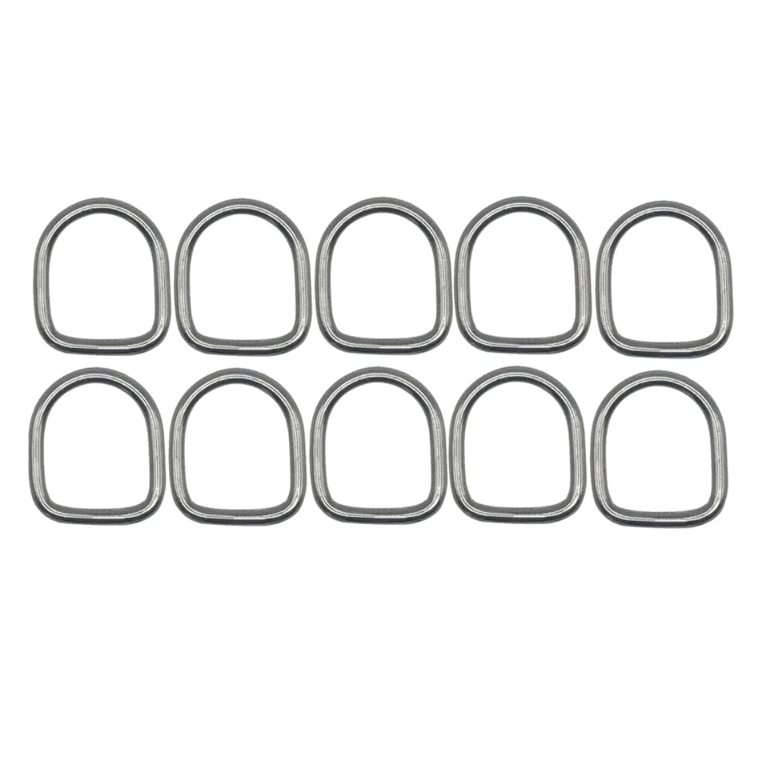 Poolzilla Stainless Steel D-Ring for Pool Safety Cover, Multi-Packs Available