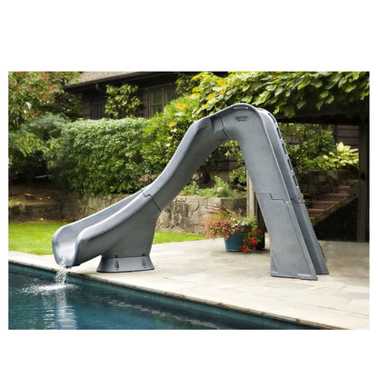 S.R. Smith 670-209-58124 Typhoon Right Curve Pool Slide, Gray Granite