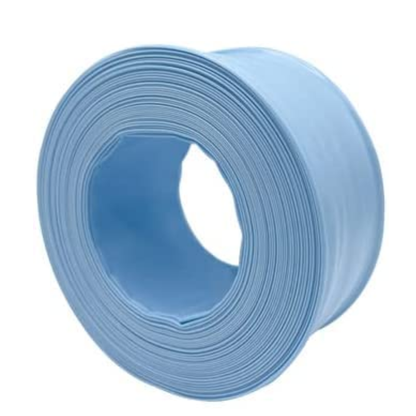 Poolzilla Standard Swimming Pool PVC Backwash Hose for 1.5" Outlet, 100 ft. Length