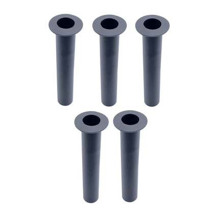 Poolzilla Gray Sleeve and Cap Set for Pool Safety Fence