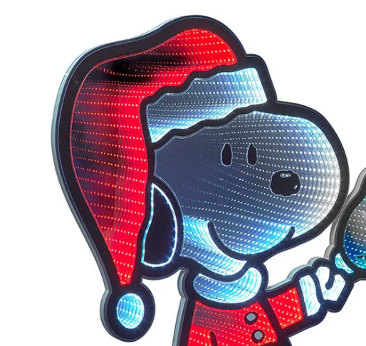 Kurt S. Adler 35.4“ Peanuts© Snoopy With Bell Outdoor Infinity Light