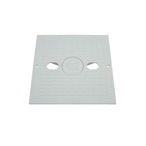 Waterway 10" Square Renegade Skimmer Lid & Mounting Ring Assembly, White | 540-6490WW