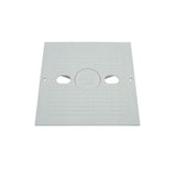 Waterway 10" Square Renegade Skimmer Lid & Mounting Ring Assembly, White | 540-6490WW