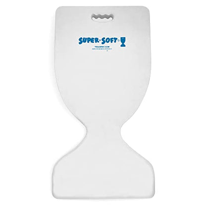 TRC Recreation Super Soft Foam Water Saddle Pool Float for Adults and Kids, Lounger for Swimming Pool, Lake, River, and Beach Essentials, White