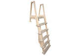 Confer Above Ground Eliminator Heavy Duty In-Pool Ladder w/ Barrier fits decks 42" to 56"| 6000X
