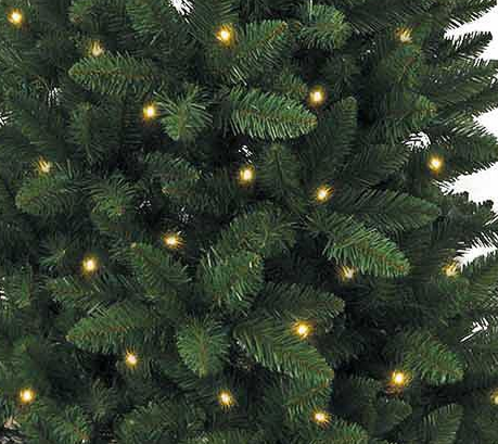 Kurt S. Adler 6' Pre-Lit Warm White LED Point Pine Tree
