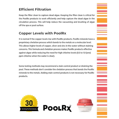 PoolRx | Red & White Unit | 2.5k-5k Gallons