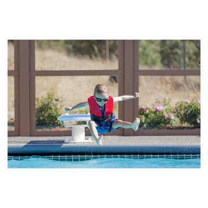 S.R. Smith 66-209-578S2B Diving Board, 8-Foot, Radiant White with Blue TrueTread