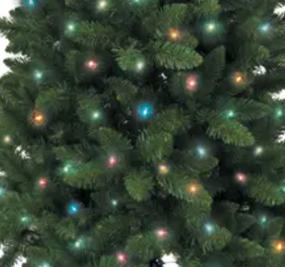 Kurt S. Adler 6' Pre-Lit Multicolored Incandescent Point Pine Tree