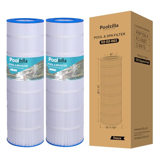 Poolzilla Replacement Pool Filter for CC150, CCRP150, PAP150, C-9415, R173216, 59054300, Filbur FC-0687, 160317, 160355, 160352, Predator 150