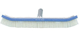 A&B Brush Curved Standard Wall White Pvc Bristle, 18" | 3010